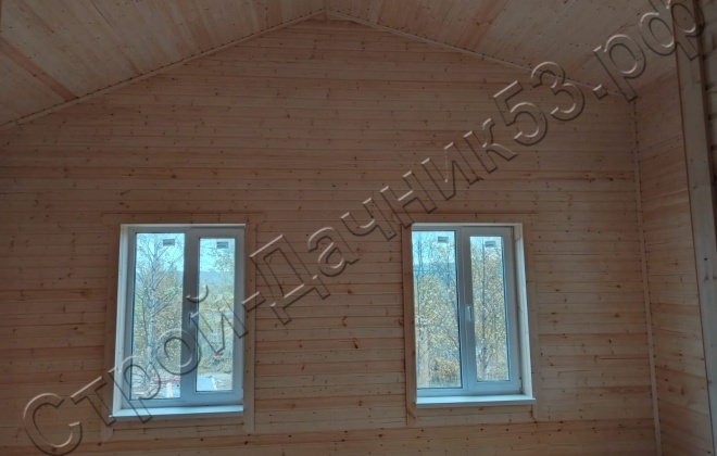 4 Каркасно-щитовой дом Д-37, 9х6м, 65 М², Мурманская область, посёлок Минькино. (21)